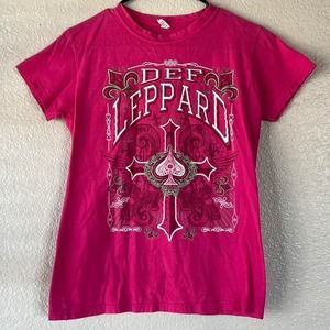 Def leppard pink y2k cross